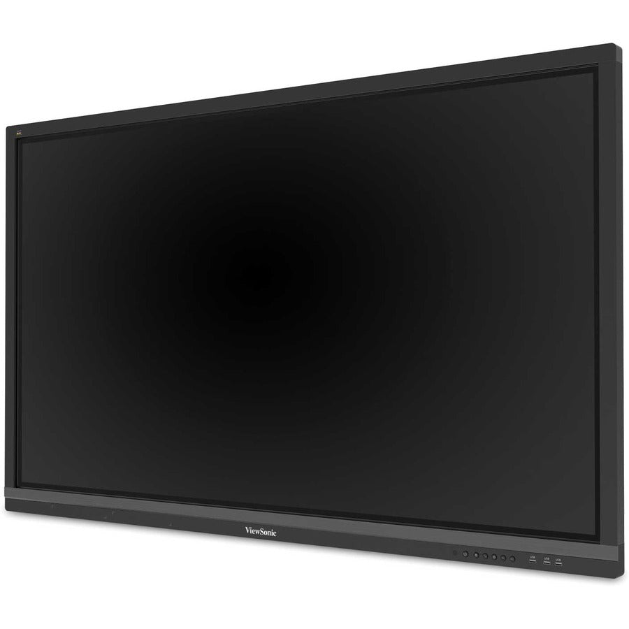 ViewSonic IFP6550 65 Inch ViewBoard 4K Interactive Flat Panel Display with 20-Point Touch, Integrated Microphone and HDMI, RJ45 — IFP6550-E4