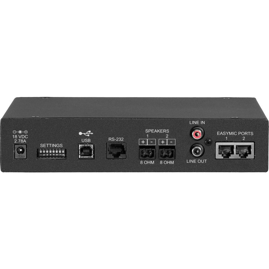 Vaddio EasyUSB Mixer & Amplifier with USB Camera Input Port - Black — 999-8530-000