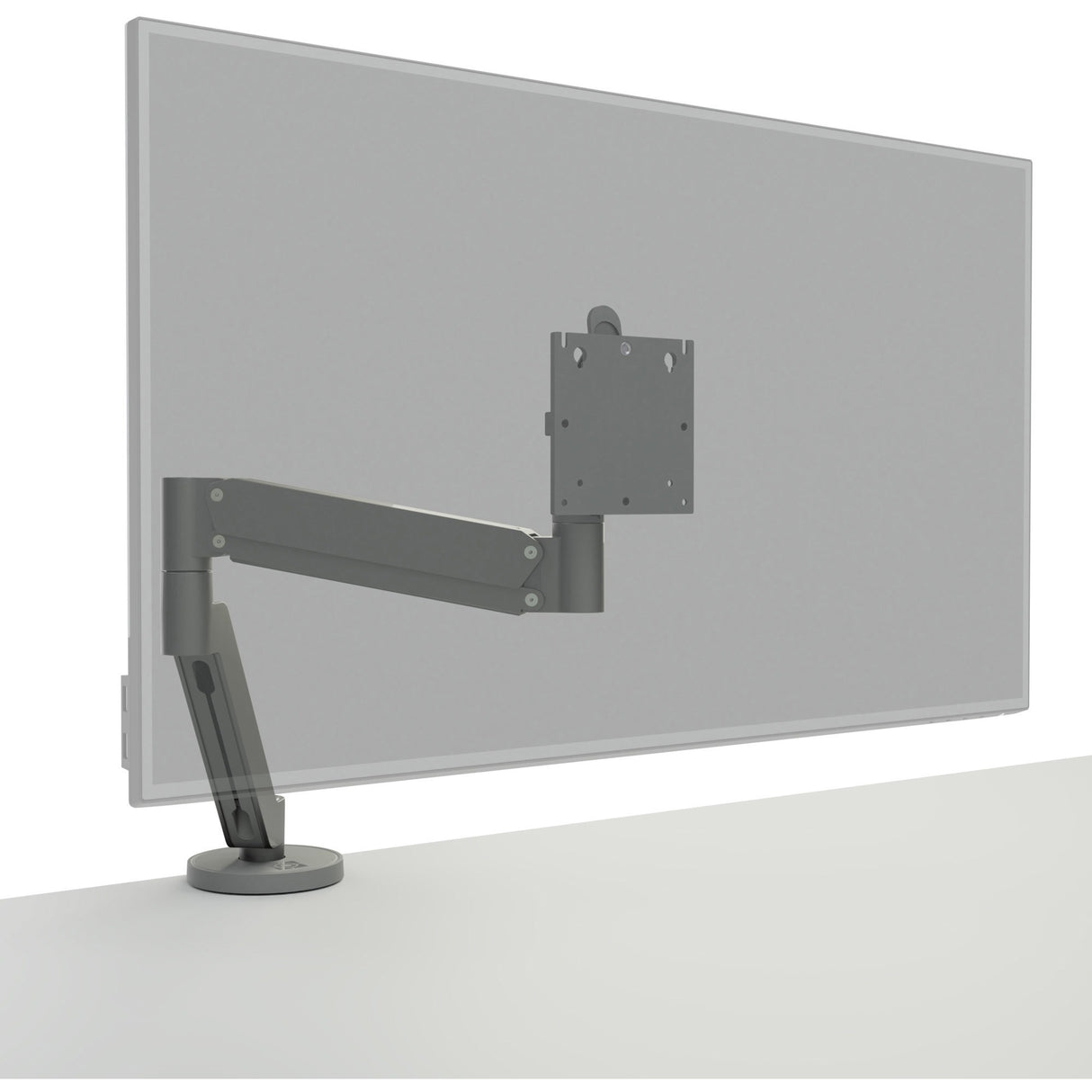 Chief Koncis Desk Mount Single Monitor Arm - For 10-32 inch Displays - Height Adjustable - Silver — DMA1S