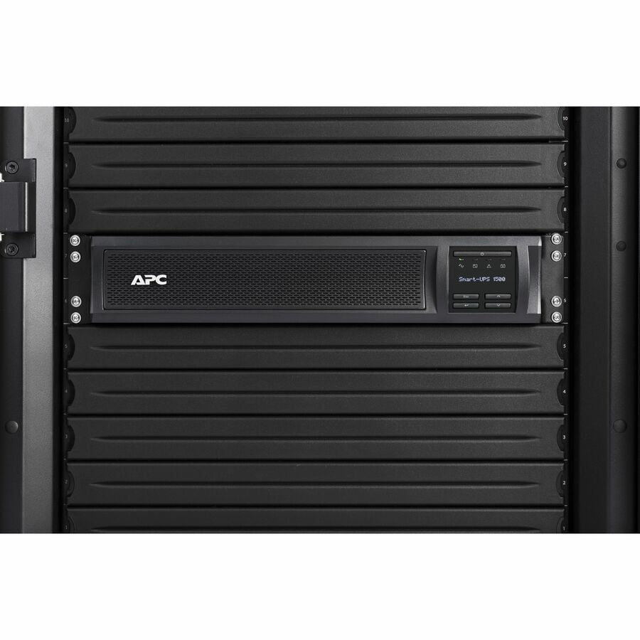 APC Smart-UPS X, Line Interactive, 1500VA, Rack/tower convertible 2U, 120V, 8x 5-15R NEMA, SmartConnect port, Extended runtime — SMX1500RM2UC