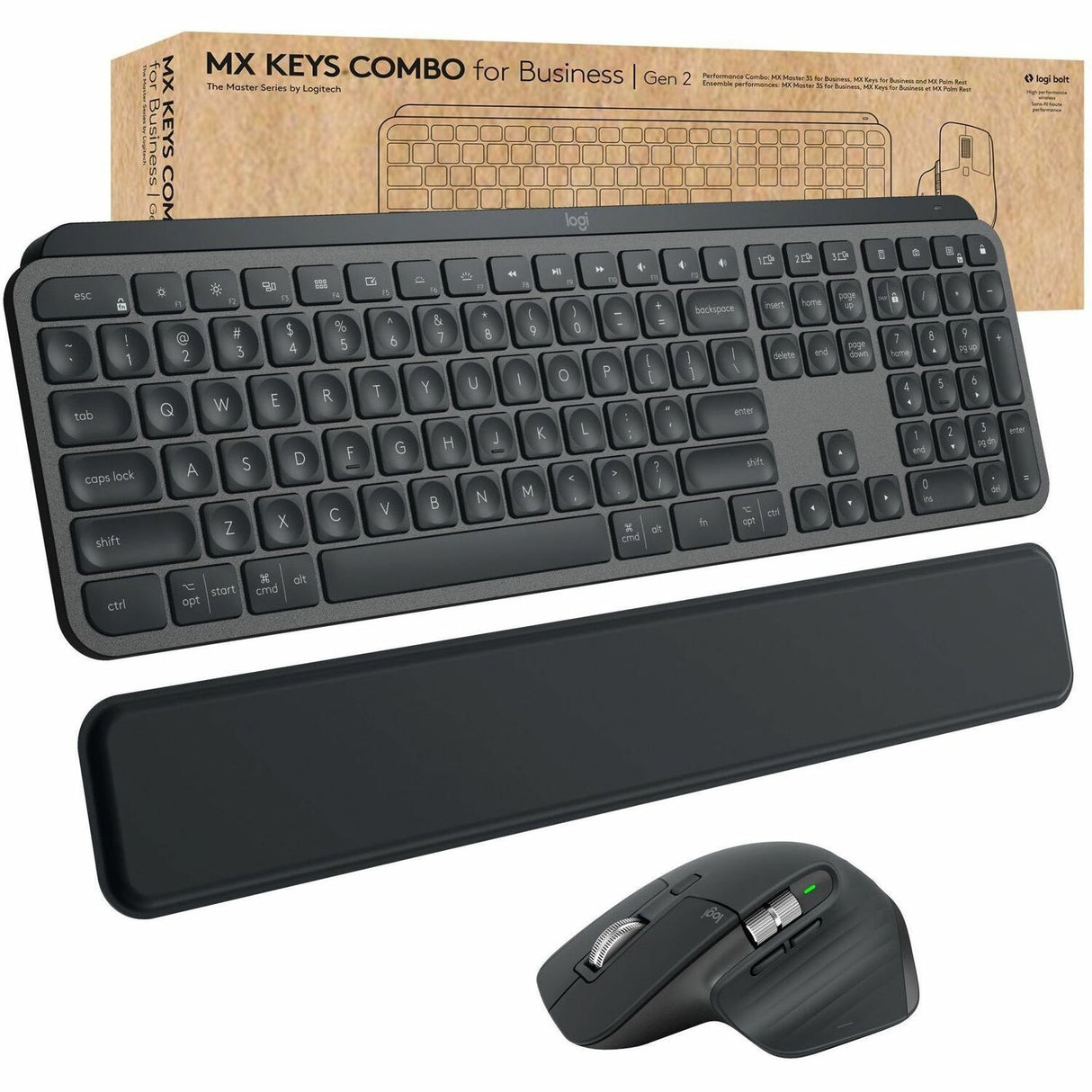 Logitech MX Keys Combo for Business Keyboard & Mouse — 920-010923