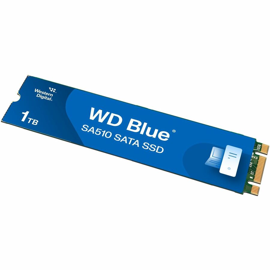 WD Blue SA510 WDS100T3B0B 1 TB Solid State Drive - M.2 2280 Internal - SATA (SATA/600) — WDS100T3B0B-00AXS0