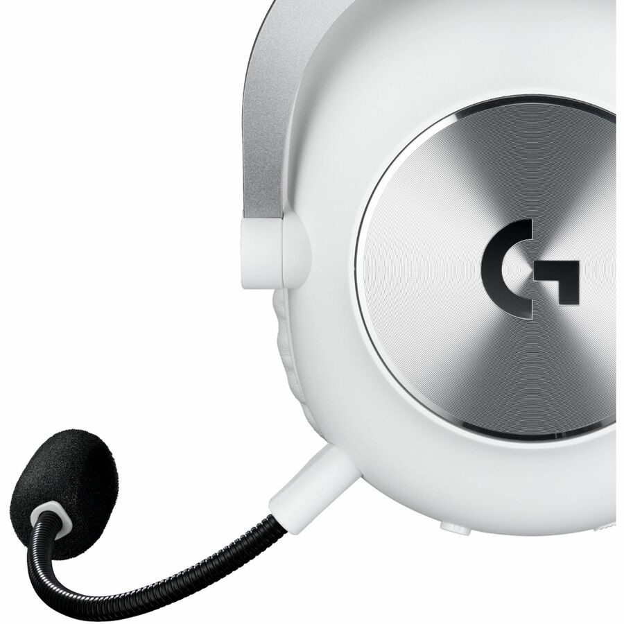Logitech G PRO X 2 LIGHTSPEED Wireless Gaming Headset, Detachable Boom Mic, 50mm Graphene Drivers, DTS:X Headphone 2.0-7.1 Surround, Bluetooth/USB/3.5mm Aux, for PC, PS5, PS4, Nintendo Switch, White — 981-001268
