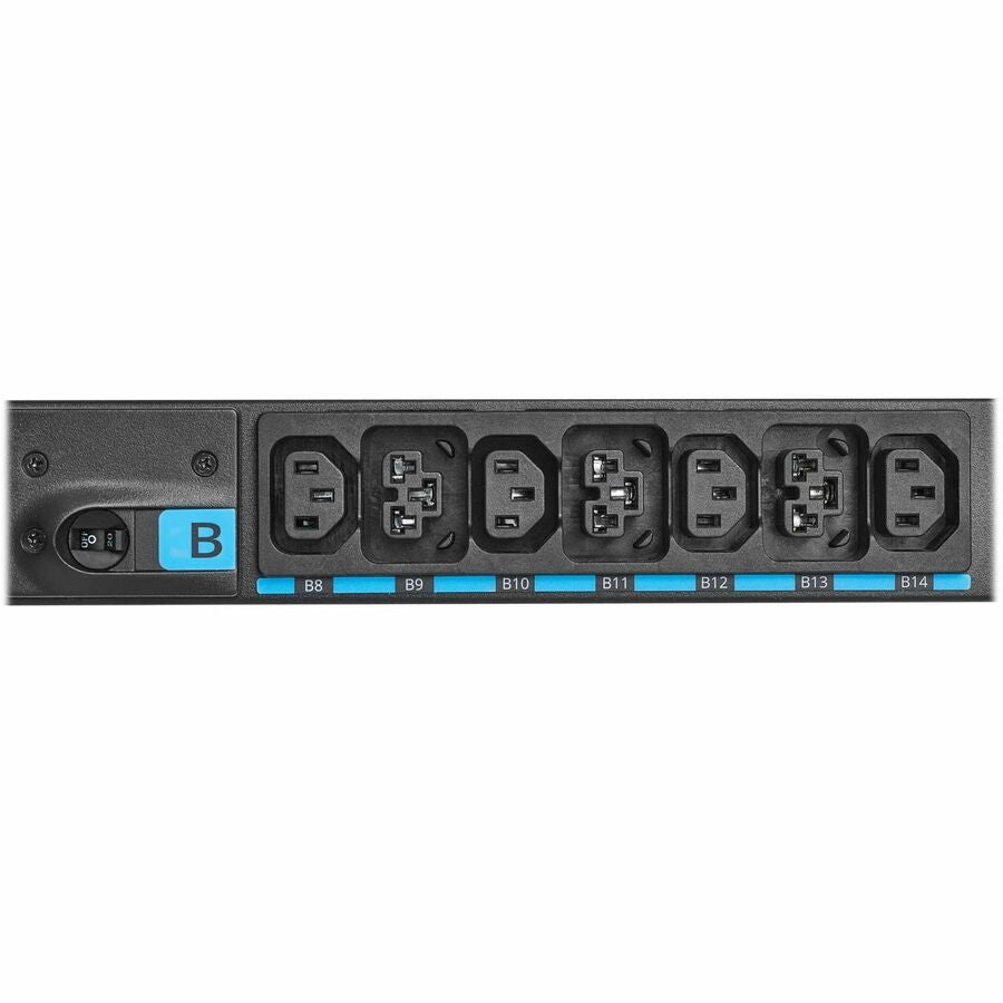 Eaton 3-Phase Managed Rack PDU G4, 208V, 42 Outlets, 48A, 17.3kW, 460P9W Input, 6 ft. Cord, 0U Vertical — EVMA4609X-06
