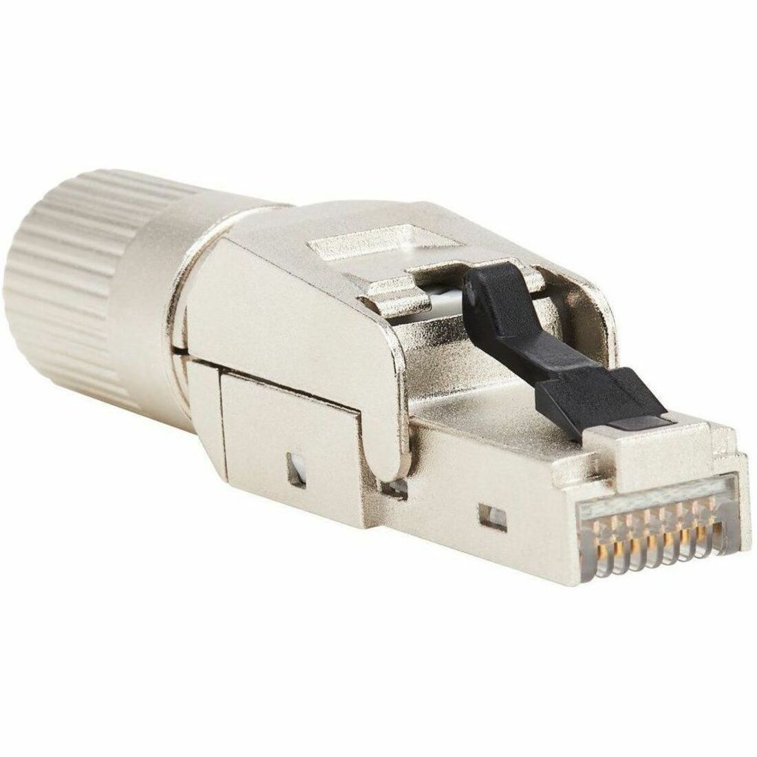Eaton Tripp Lite Series Cat8 STP Class 1 Field-Termination Plug, 568A/568B, TAA — N233-SHC8-1
