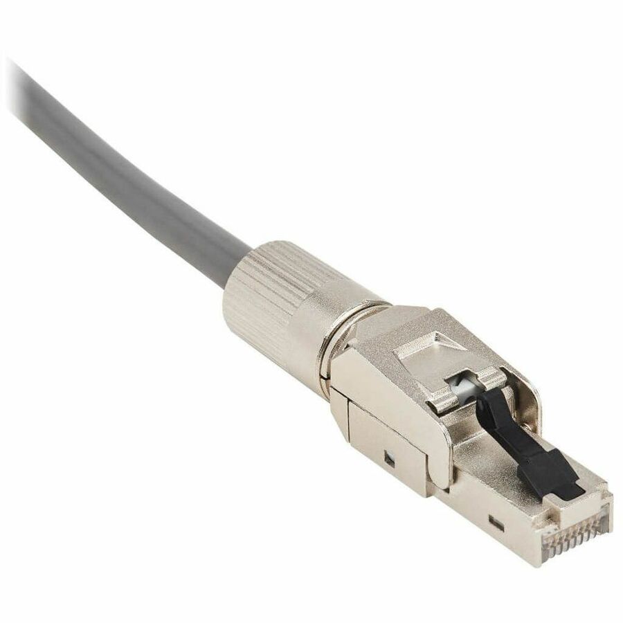 Eaton Tripp Lite Series Cat8 STP Class 1 Field-Termination Plug, 568A/568B, TAA — N233-SHC8-1