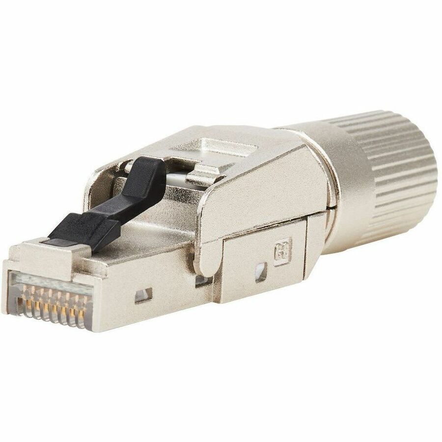 Eaton Tripp Lite Series Cat8 STP Class 1 Field-Termination Plug, 568A/568B, TAA — N233-SHC8-1