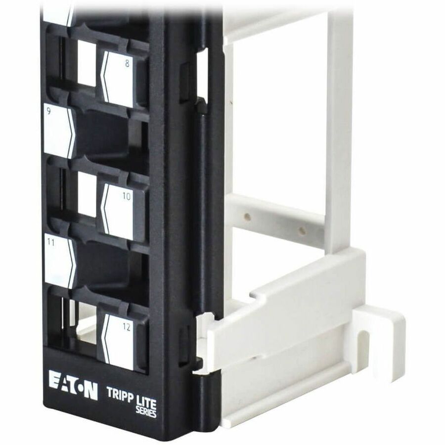 Eaton Tripp Lite Series 12-Port Wall-Mount Patch Panel for UTP Keystone Jacks, Offset Ports, TAA — N062-012-KJ-WOF