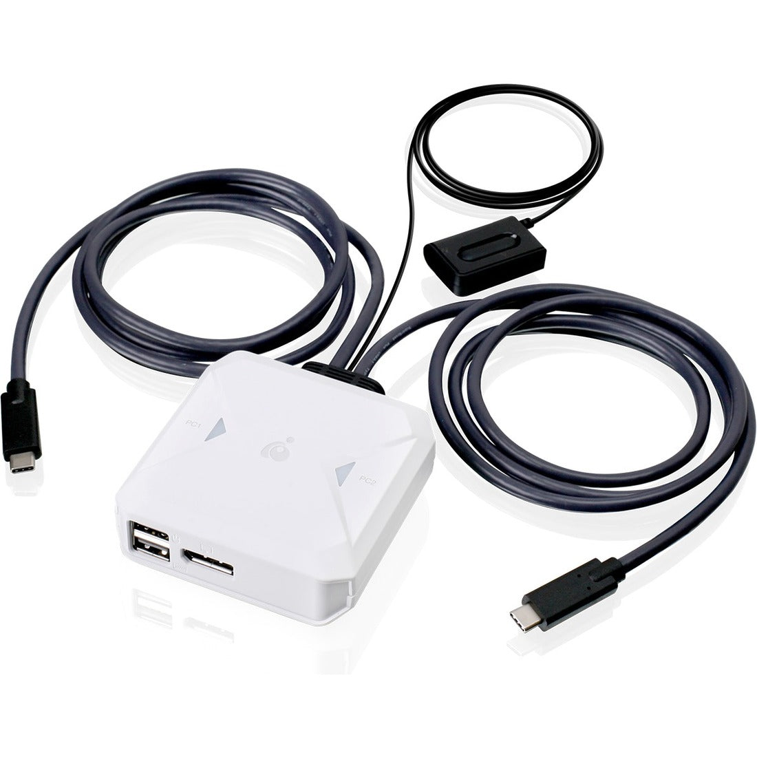 IOGEAR 2-Port 4K USB-C KVM Switch with DisplayPort output — GCS72CC