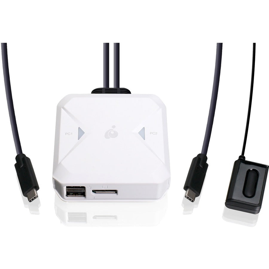 IOGEAR 2-Port 4K USB-C KVM Switch with DisplayPort output — GCS72CC
