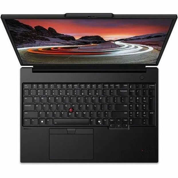 Lenovo ThinkPad P16s Gen 3 21KS0043US 16" Mobile Workstation - WUXGA - Intel Core Ultra 7 165H - vPro Technology - 16 GB - 512 GB SSD - English Keyboard - Black — 21KS0043US