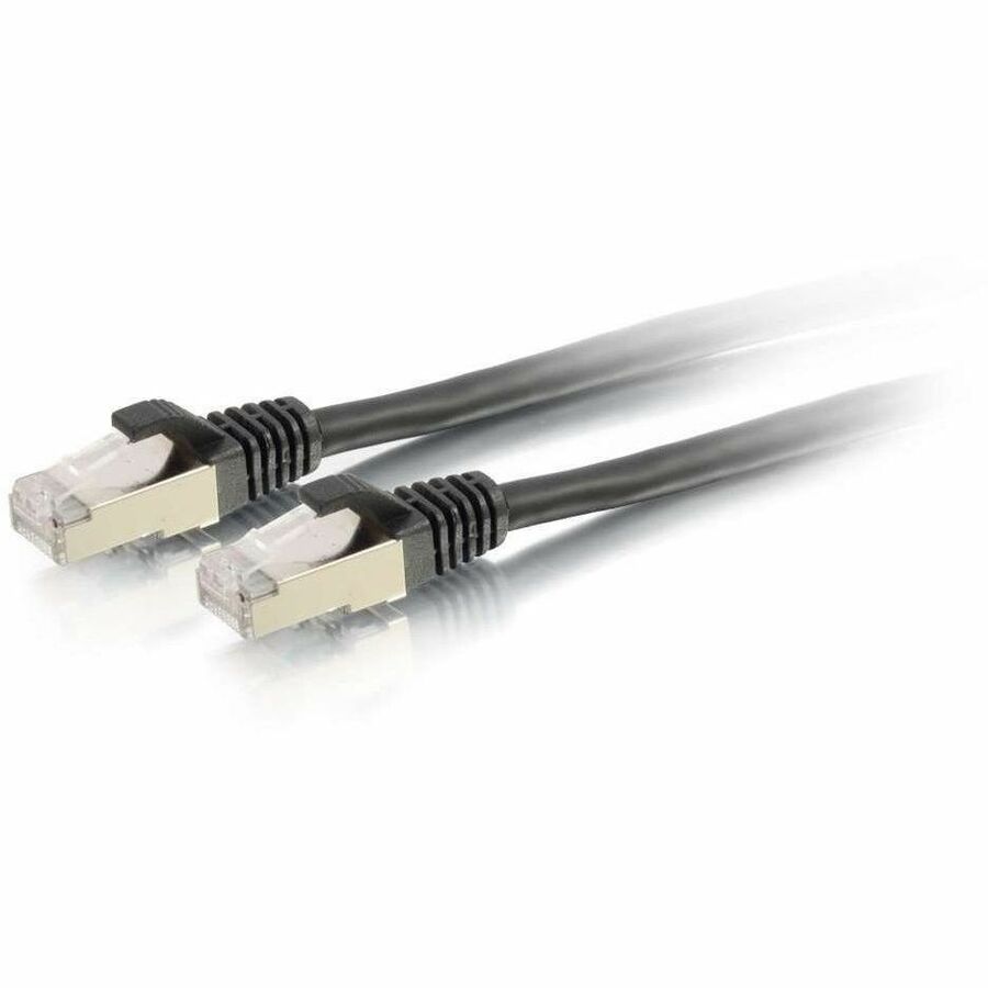 C2G-6ft Cat6a Snagless Shielded (STP) Network Patch Cable - Black — 00711