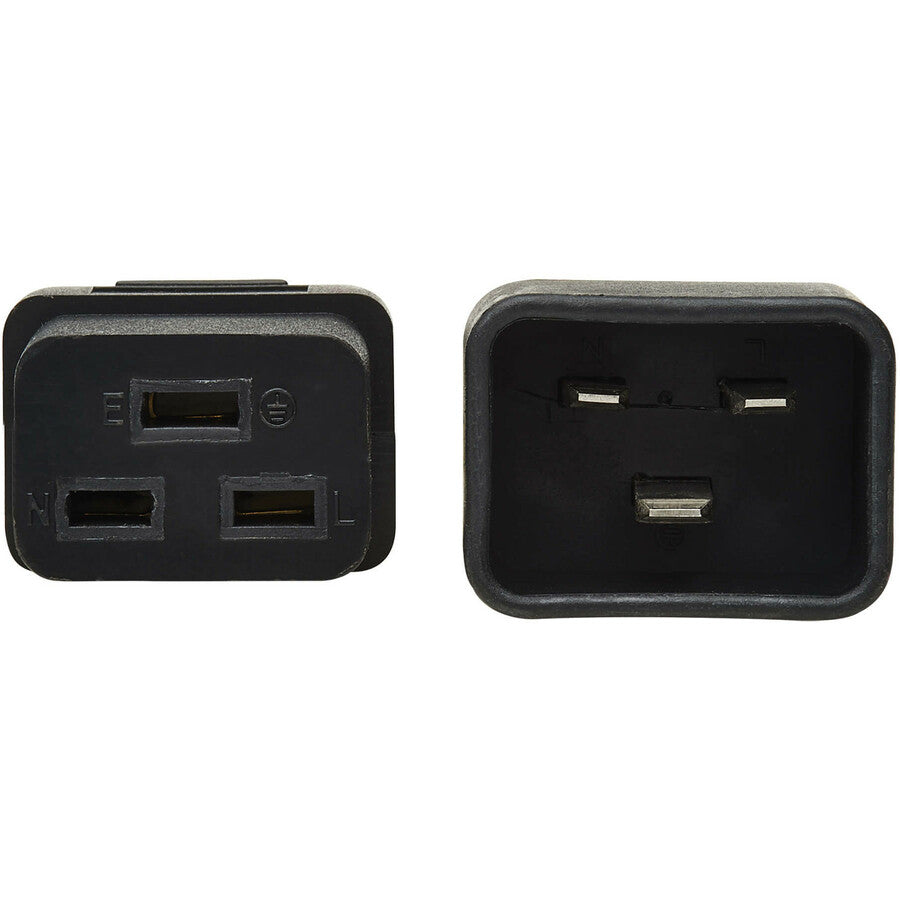Eaton Tripp Lite Series Power Extension Cord, C19 to C20 - Heavy-Duty, 20A, 250V, 12 AWG, 15 ft. (4.6 m), Black — P036-015