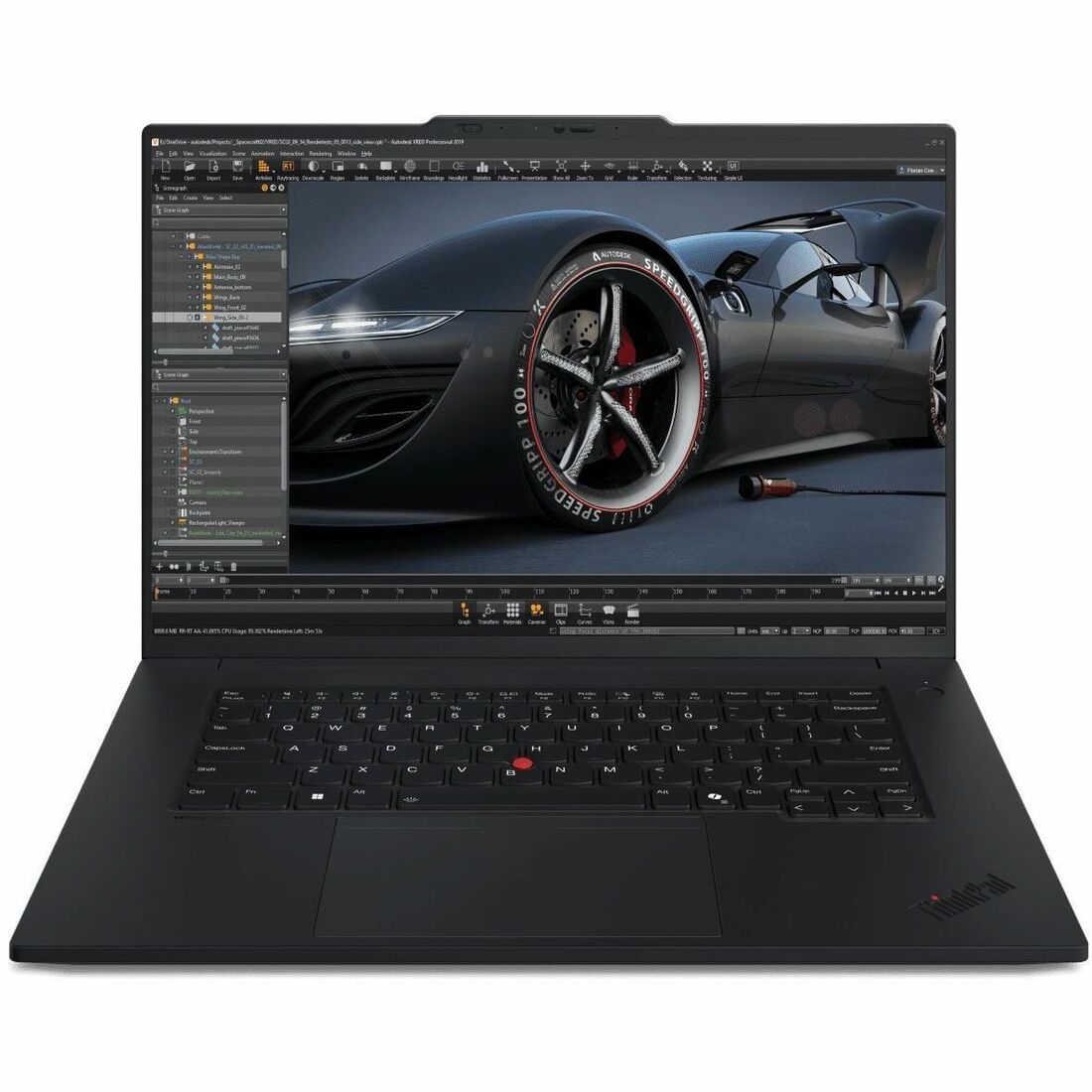 Lenovo ThinkPad P1 Gen 7 21KV0005US 16" Touchscreen Notebook - WQUXGA - Intel Core Ultra 9 185H - vPro Technology - Intel Evo Platform - 64 GB - 2 TB SSD - English Keyboard - Black — 21KV0005US