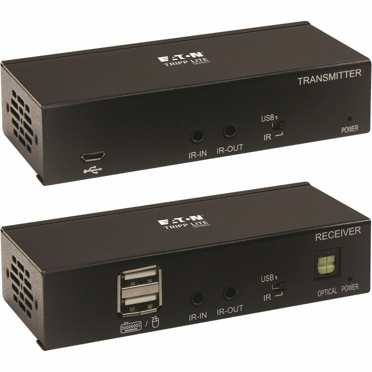 Eaton Tripp Lite Series DisplayPort over Cat6 Extender Kit, Transmitter/Receiver, 4K 60 Hz, 4:4:4, Power over Cable, 230 ft. (70 m), TAA — B127A-1A1-BDBDA
