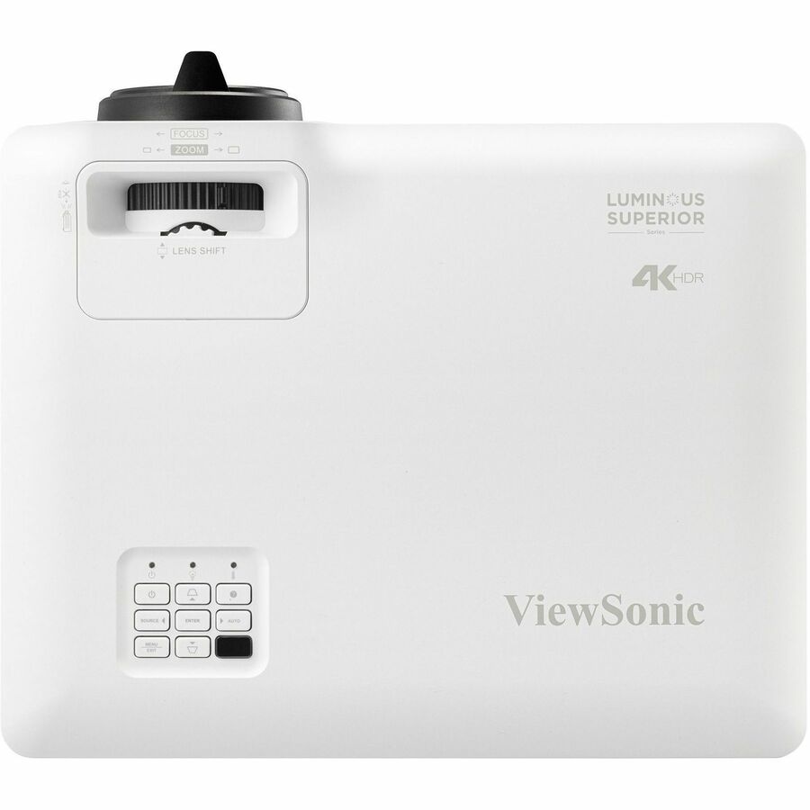 ViewSonic LS901-4K UHD 4K Laser Projector with 5500 Lumens, 1.7x Optical Zoom, 4K HDR/HLG Support, 4 Corner Adjustment, H/V Keystone, 360 Degrees Projection for Home Theater and Commercial Venues — LS901-4K