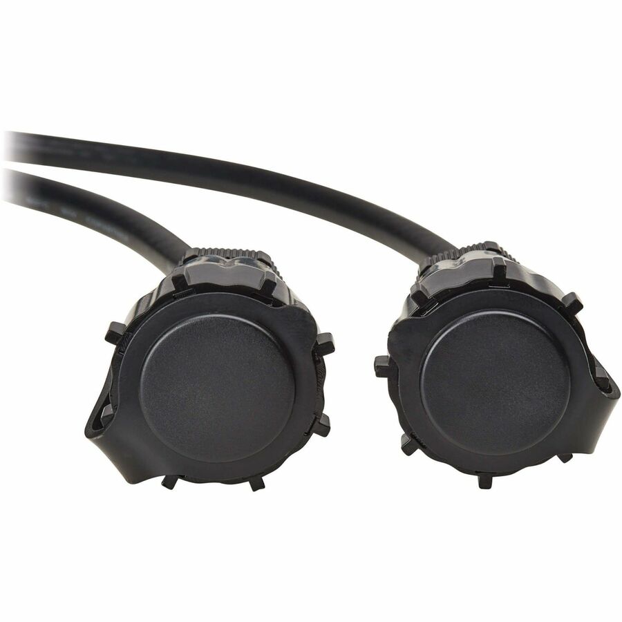 Eaton Tripp Lite Series Rigid Industrial RF Coaxial Cable (M/M) - IP68, F-Type Connectors, 10 ft. (3.1 m), Black — A200-010-IND