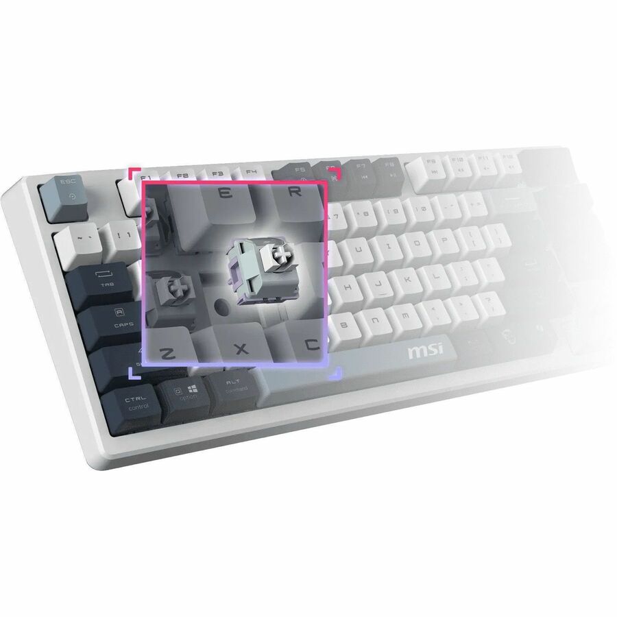 MSI FORGE GK600 TKL Tri-Mode Wireless Keyboard — FORGEGK600B