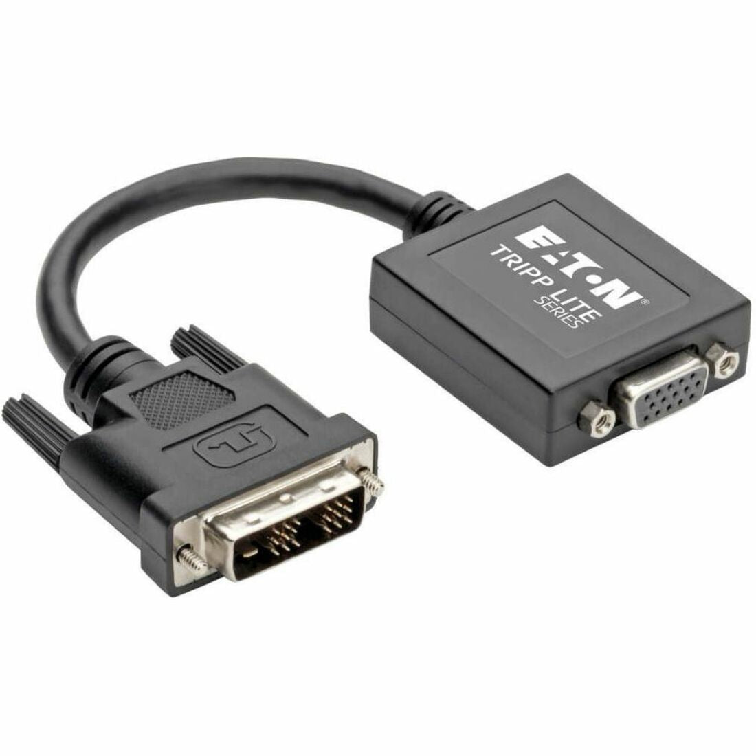 Eaton Tripp Lite Series DVI-D to VGA Active Adapter Converter Cable, 1920x1200, 6-in. (15.24 cm), TAA — P120-06N-ACT