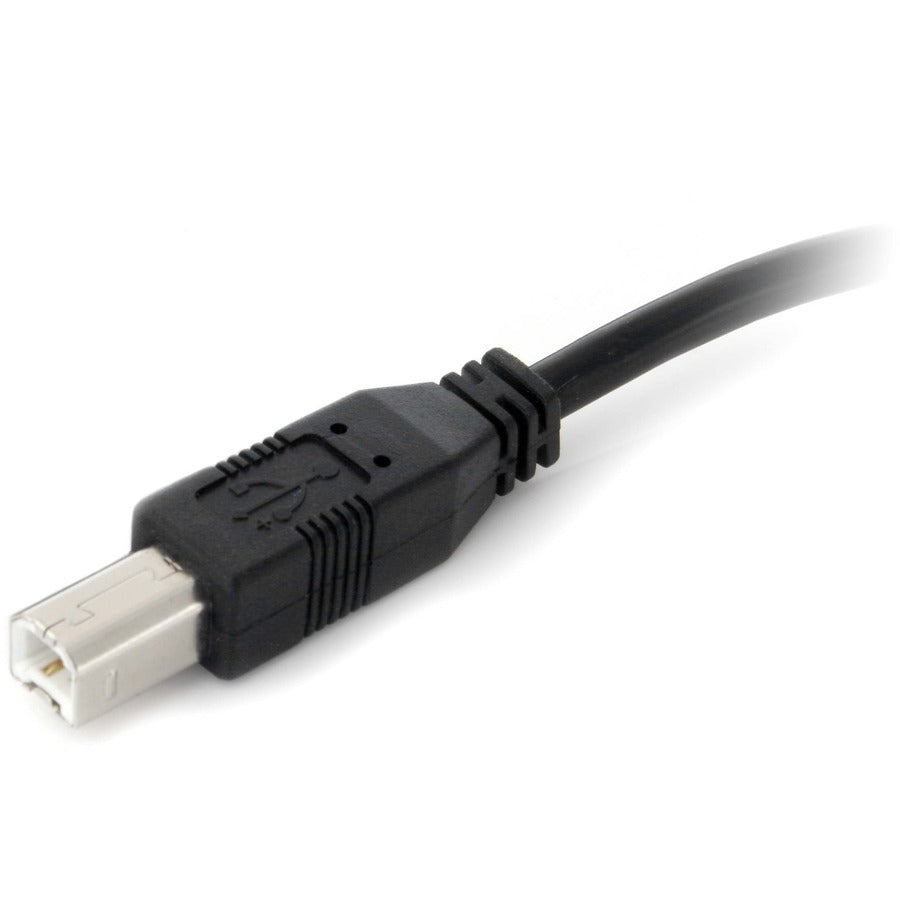 StarTech.com 9 m / 30 ft Active USB A to B Cable - M/M - Black USB 2.0 A to B Cord - Printer Cable - Extension USB Cable (USB2HAB30AC) — USB2HAB30AC