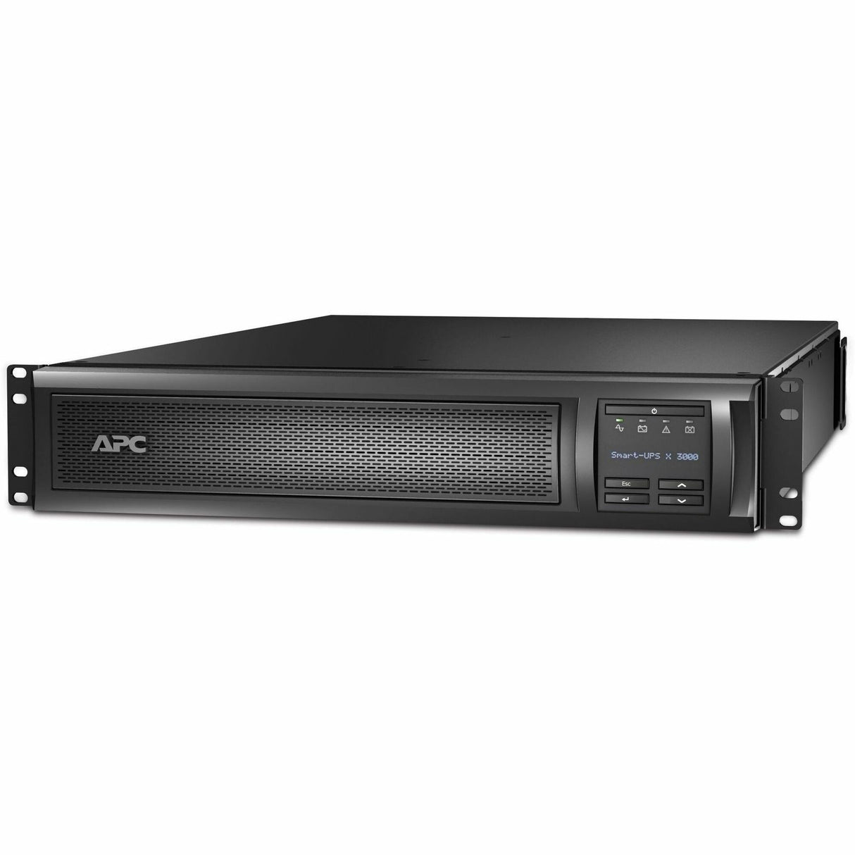 APC Smart-UPS X, Line Interactive, 3kVA, Rack/tower convertible 2U, 100V-127V, 3x 5-15R+3x 5-20R+1x L5-30R NEMA, NMC, Extended runtime, W/rail kit — SMX3000RMLV2UNC