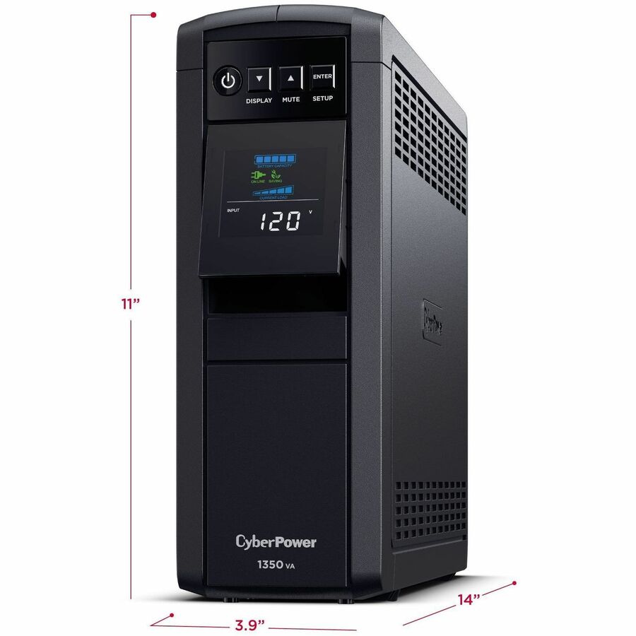 CyberPower CP1350PFCLCD PFC Sinewave UPS Systems — CP1350PFCLCD
