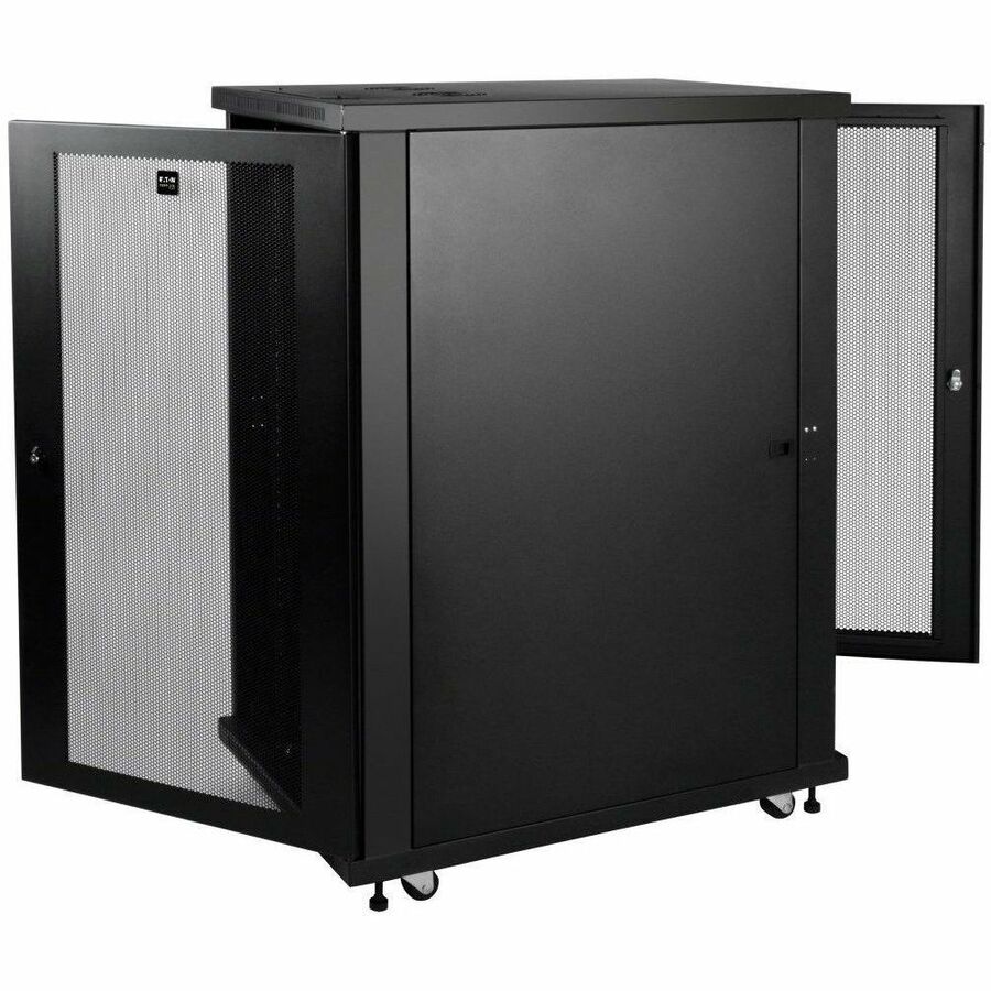 Eaton Tripp Lite Series SmartRack 24U Mid-Depth Half-Height Rack Enclosure Cabinet — SR24UB