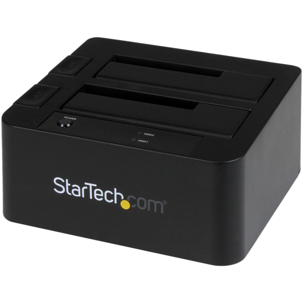 StarTech.com Dual-Bay USB 3.0 / eSATA to SATA Hard Drive Docking Station, 2.5/3.5" SATA III, SSD/HDD Dock, Top-Loading — SDOCK2U33EB