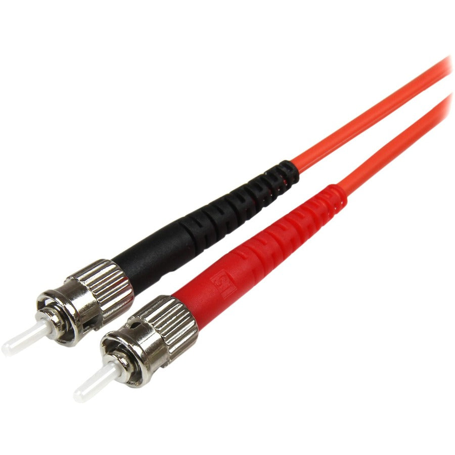 StarTech.com 1m Fiber Optic Cable - Multimode Duplex 50/125 - LSZH Fiber Jumper Cord - LC/ST — 50FIBLCST1