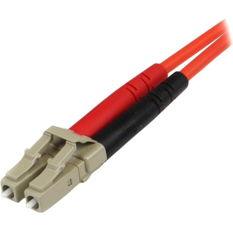 StarTech.com 1m Fiber Optic Cable - Multimode Duplex 50/125 - LSZH Fiber Jumper Cord - LC/ST — 50FIBLCST1
