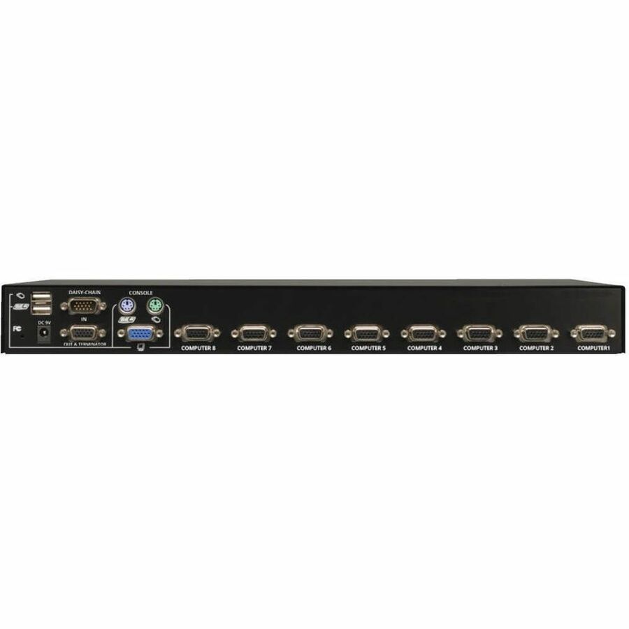 Eaton Tripp Lite Series 8-Port 1U Rack-Mount USB/PS2 KVM Switch with On-Screen Display — B042-008
