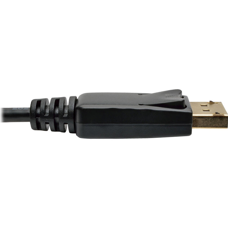 Eaton Tripp Lite Series Mini DisplayPort to DisplayPort Adapter Cable, 4K (M/M), DP Latching Connector, Black, 10 ft. (3.1 m) — P583-010-BK