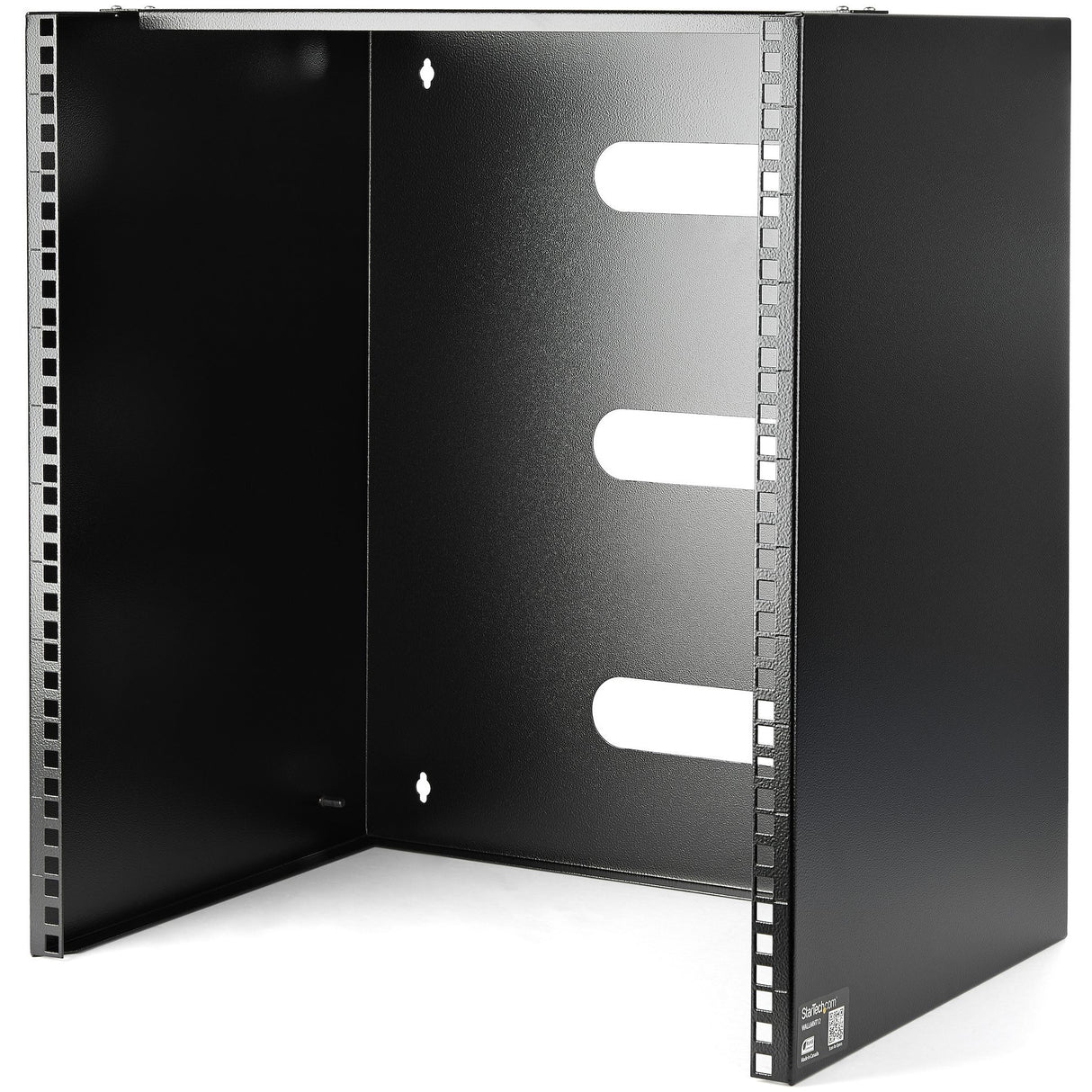 StarTech.com 12U Wall Mount Rack, 14in Deep, 19 inch Wall Mount Network Rack, Wall Mounting Patch Panel Bracket for Switch/IT Equipment — WALLMNT12