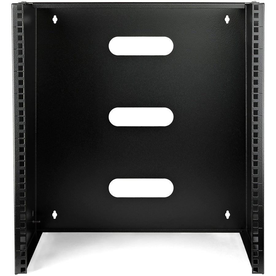 StarTech.com 12U Wall Mount Rack, 14in Deep, 19 inch Wall Mount Network Rack, Wall Mounting Patch Panel Bracket for Switch/IT Equipment — WALLMNT12