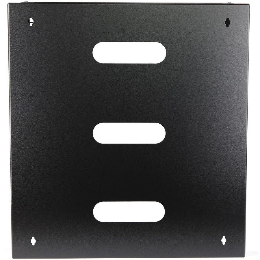 StarTech.com 12U Wall Mount Rack, 14in Deep, 19 inch Wall Mount Network Rack, Wall Mounting Patch Panel Bracket for Switch/IT Equipment — WALLMNT12