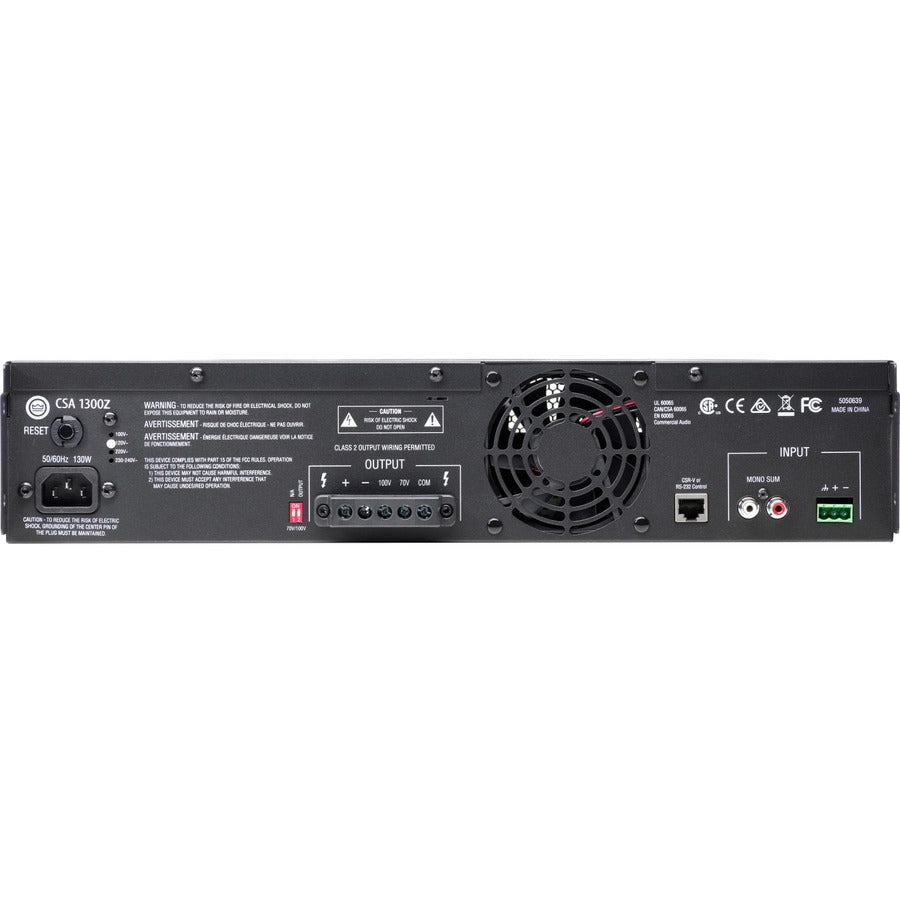 JBL Commercial Commercial 1300Z Amplifier - 300 W RMS - 1 Channel — NCSA1300Z-0-US