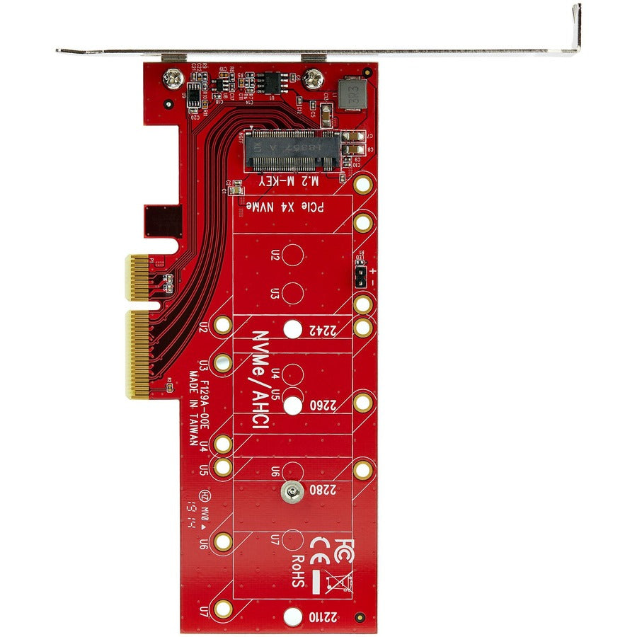 StarTech.com x4 PCI Express to M.2 PCIe SSD Adapter - M.2 NGFF SSD (NVMe or AHCI) Adapter Card — PEX4M2E1