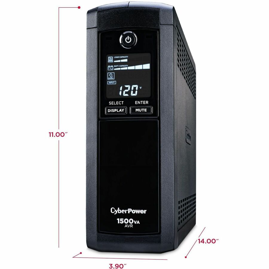 CyberPower CP1500AVRLCDTAA TAA Compliant UPS System — CP1500AVRLCDTAA