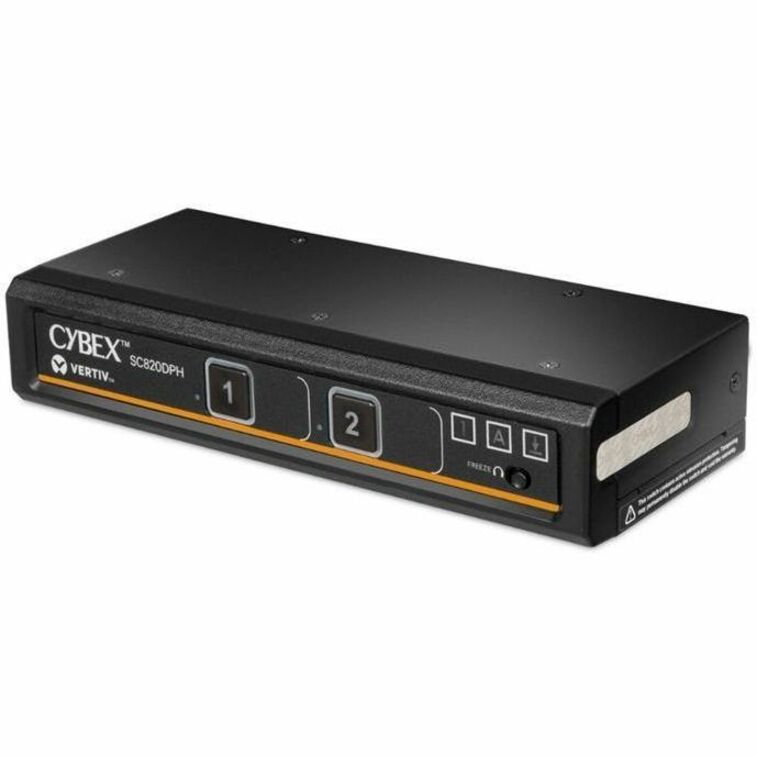 Vertiv Avocent Cybex SC800 Secure Desktop KVM, Single Head Monitor, 2 Port, NIAP V4.0 Certified, TAA Compliant, Common Criteria PP3.0 (SC820DPH-400) — SC820DPH-400