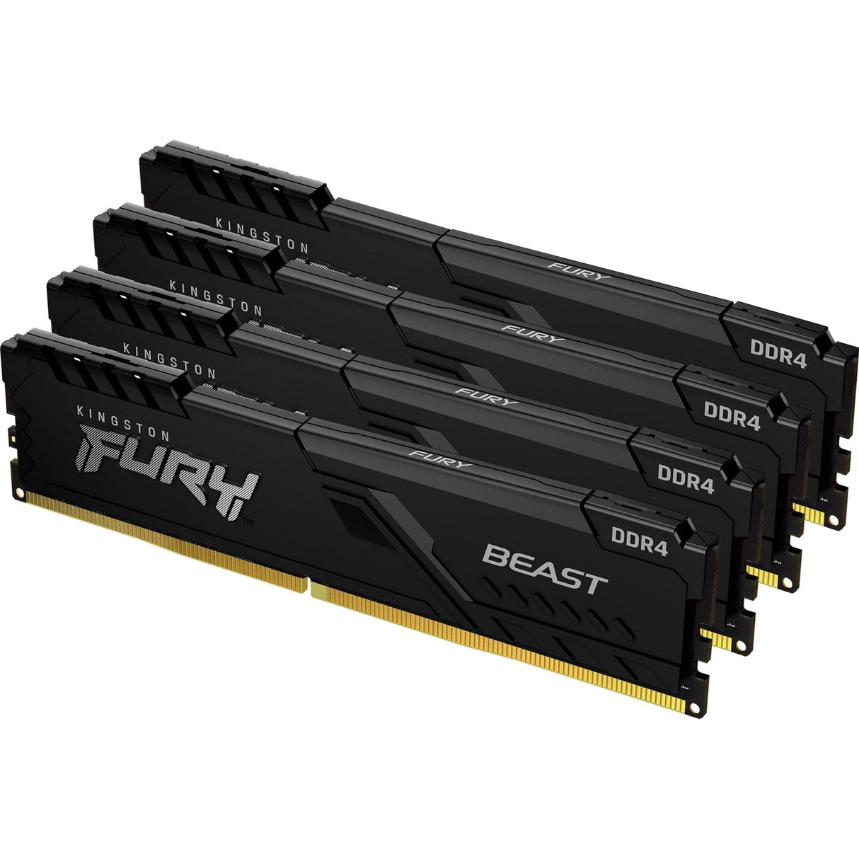 Kingston FURY Beast 128GB (4 x 32GB) DDR4 SDRAM Memory Kit — KF432C16BBK4/128