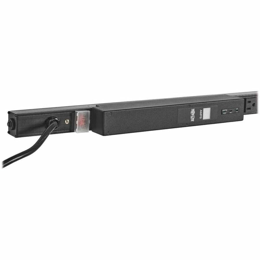 Eaton Tripp Lite Series 1.92kW Single-Phase Local Metered PDU with ISOBAR Surge Protection, 120V, 3840 Joules, 28 NEMA 5-15/20R Outlets, L5-20P Input, 15 ft. Cord, 0U Vertical — PDUMV20-ISO