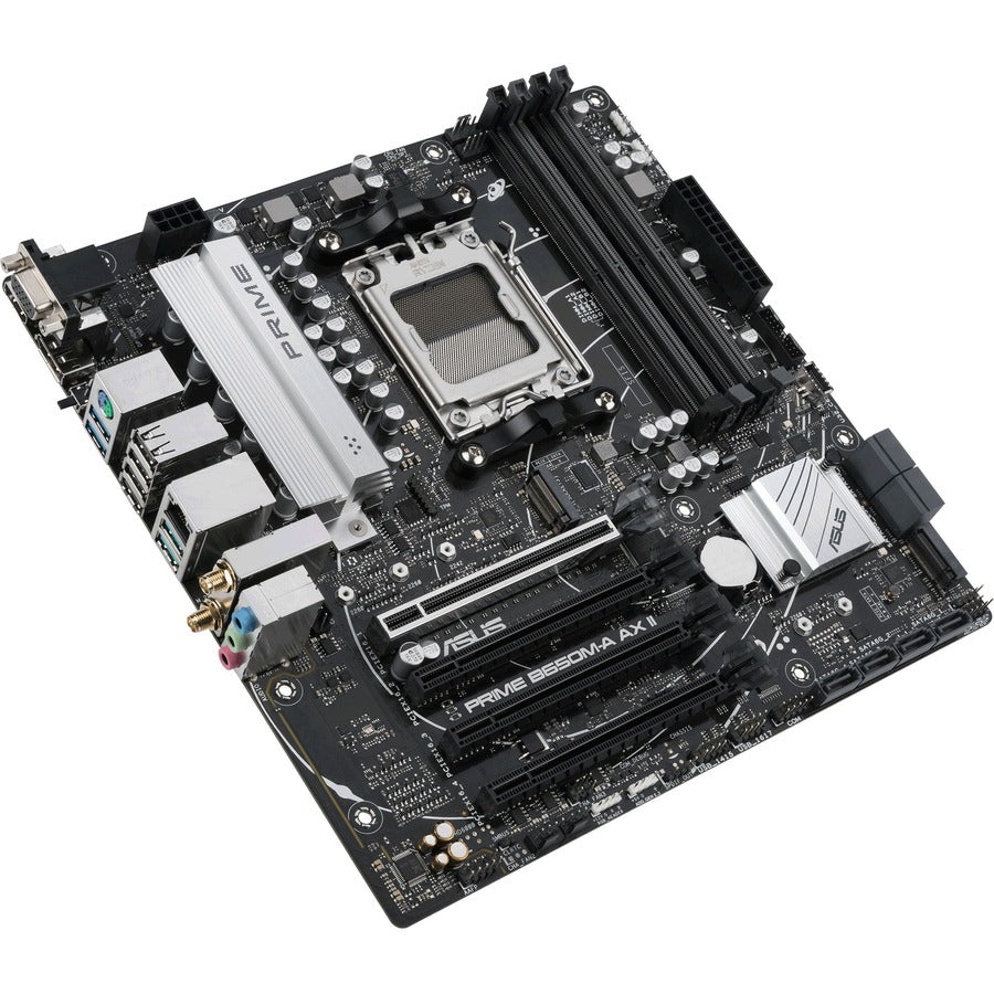 Asus Prime B650M-A AX II Gaming Desktop Motherboard - AMD B650 Chipset - Socket AM5 - Micro ATX — PRIMEB650M-AAXII