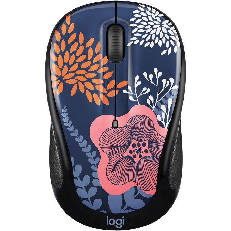 Logitech Design Collection Limited Edition Wireless Mouse with Colorful Designs - USB Unifying Receiver, 12 months AA Battery Life, Portable & Lightweight, Easy Plug & Play with Universal Compatibility - FOREST FLORAL — 910-006552