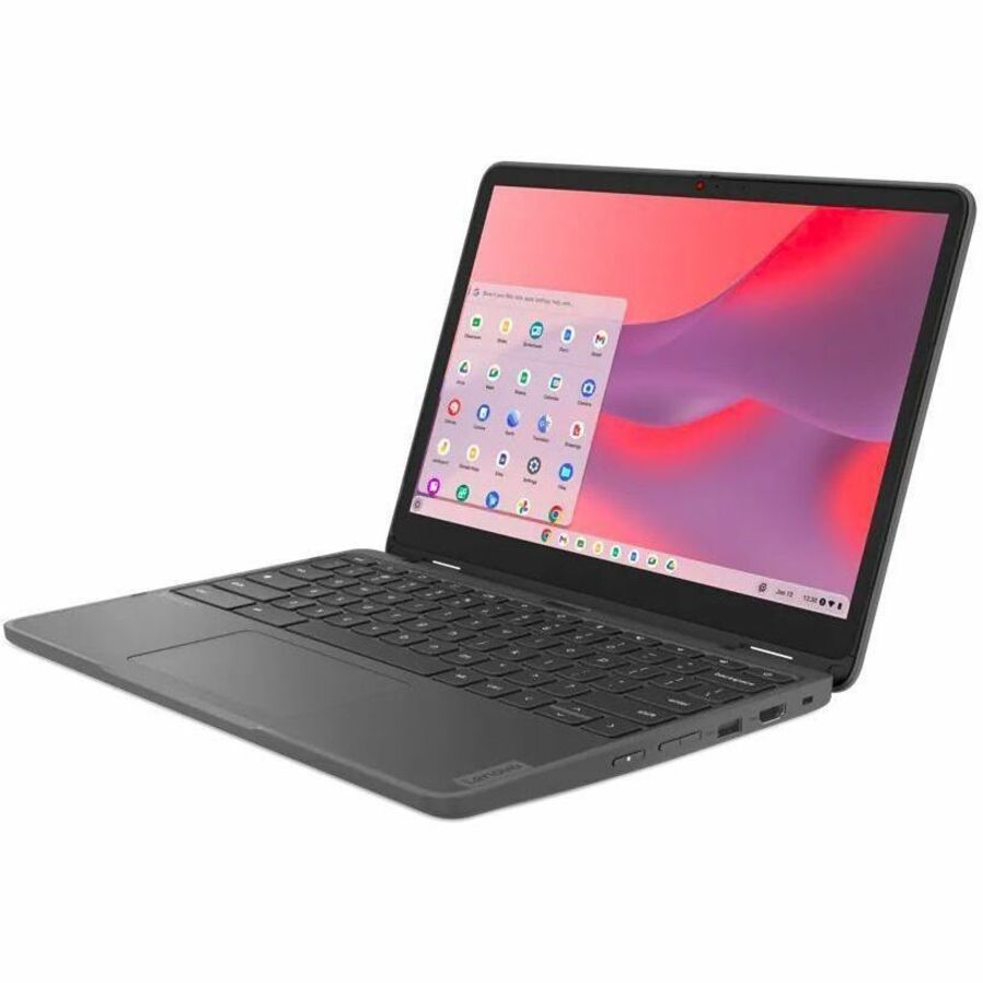 Lenovo 500e Yoga Chromebook Gen 4 82W4000AUS 12.2" Touchscreen Convertible 2 in 1 Chromebook - WUXGA - Intel N-Series N100 - 4 GB - 32 GB Flash Memory - English Keyboard - Graphite Gray — 82W4000AUS