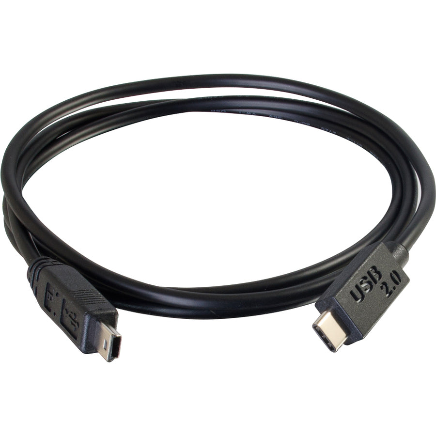 C2G 6ft USB C to USB Mini B Cable - M/M — 28855