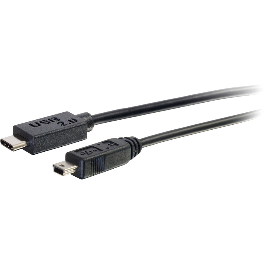 C2G 6ft USB C to USB Mini B Cable - M/M — 28855