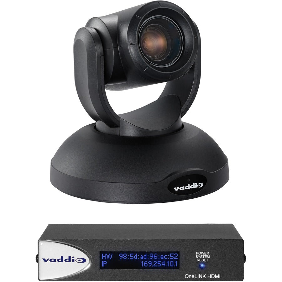Vaddio RoboSHOT Video Conferencing Camera - 8.9 Megapixel - Black - TAA Compliant — 999-9950-100B