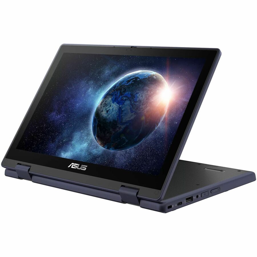 Asus BR1204F BR1204FGA-YS14T-S 12.2" Touchscreen Rugged Convertible 2 in 1 Notebook - WUXGA - Intel N-Series N100 - 4 GB - Mineral Gray — BR1204FGA-YS14T-S