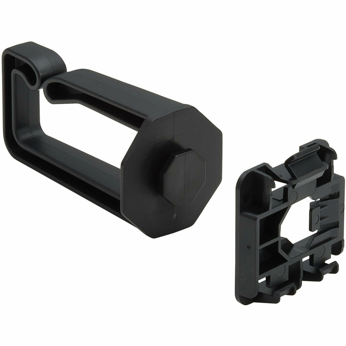 Eaton Tripp Lite Series Cable Management D-Rings for DIN Rails - Multi-Angle, 1U, Black, 2 Pack — NCM-DIN01-02