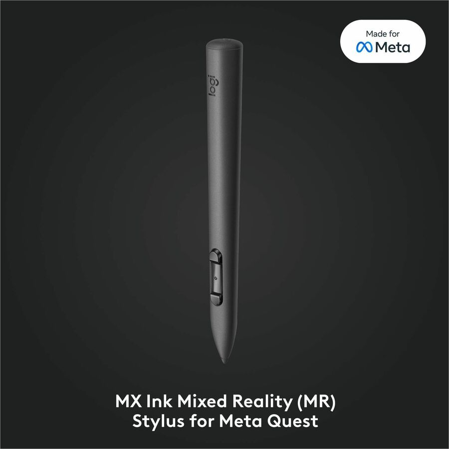 Logitech MX Ink Mixed-Reality (MR) Stylus, wireless pen controller, high precision and pressure sensitive, for Meta Quest 2, Meta Quest 3, Meta Quest 3S — 914-000085